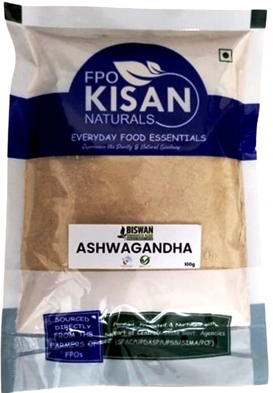  FPO Kisan Naturals Ashwagandha Powder, 100g