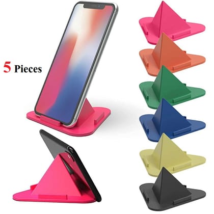 Pyramid Shaped Stand for Mobile Phones, Tablets, and Laptops (Pack of 5)