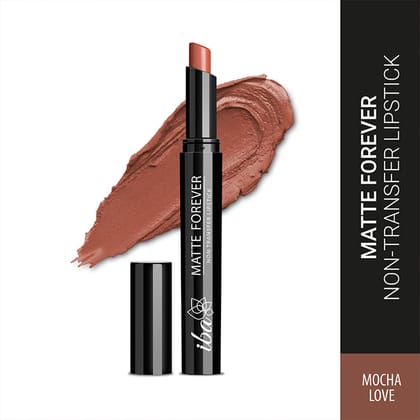 Iba Matte Forever Non-Transfer Lipstick for Women - 05 Mocha Love | Matte Finish | Highly Pigmented, Smudge-proof & Lightweight | Non-Sticky and Non-Drying | Lip Makeup | 2g