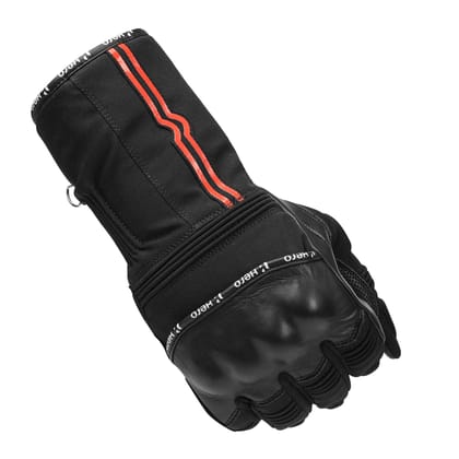 Hero Official Leather full Riding Gloves