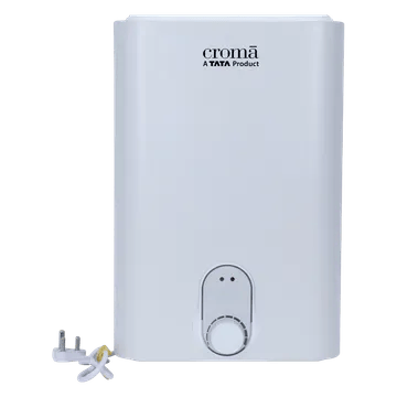 Croma 10 Litres 5 Star Storage Water Geyser (2000 Watts, White)