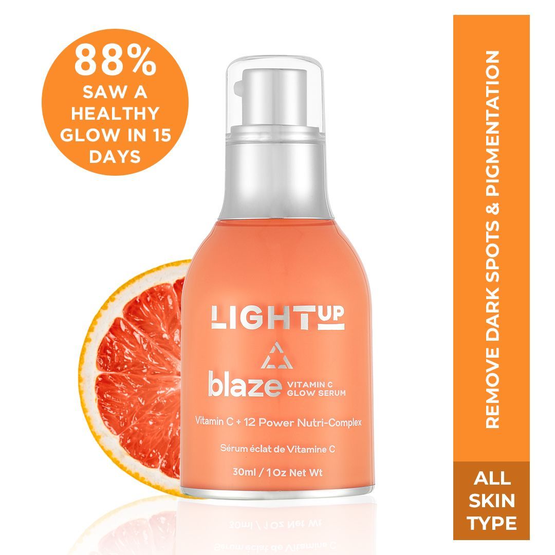 Light Up Beauty THD Ascorbate Vitamin C Face Serum | Vitamin C Serum for Glowing Skin | Fades Pigmentation & Dullness | Vit C Serum with Hyaluronic Acid & Alpha Arbutin | Face Serum for Men & Women | Suitable for all skin types - 30ml…