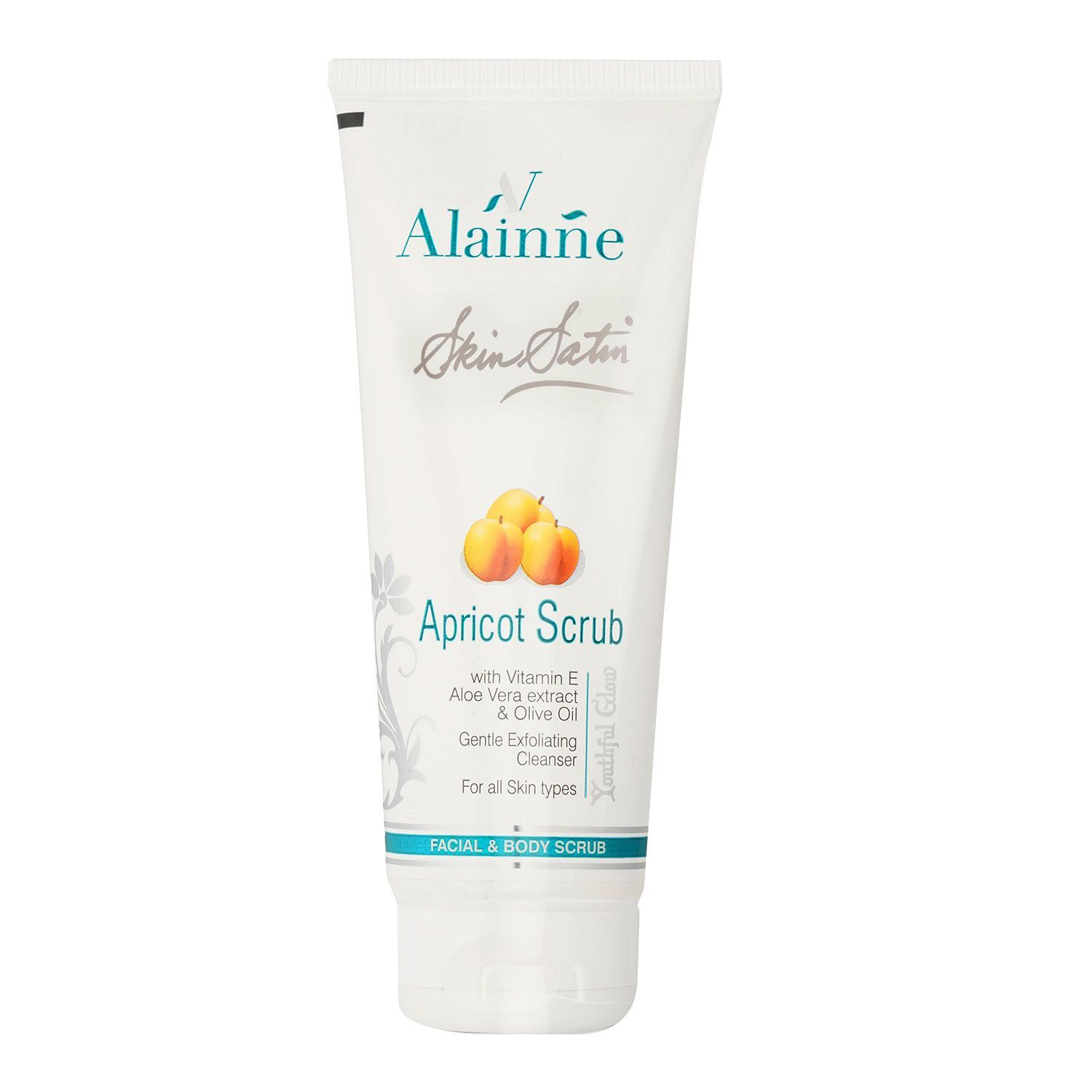 Alainne Skin Satin Apricot Face & Body Scrub 60g