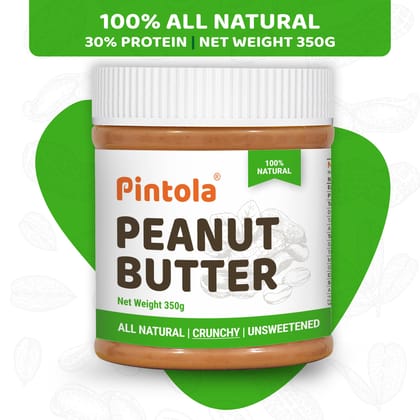 Pintola All Natural Peanut Butter (Crunchy) Unsweetened