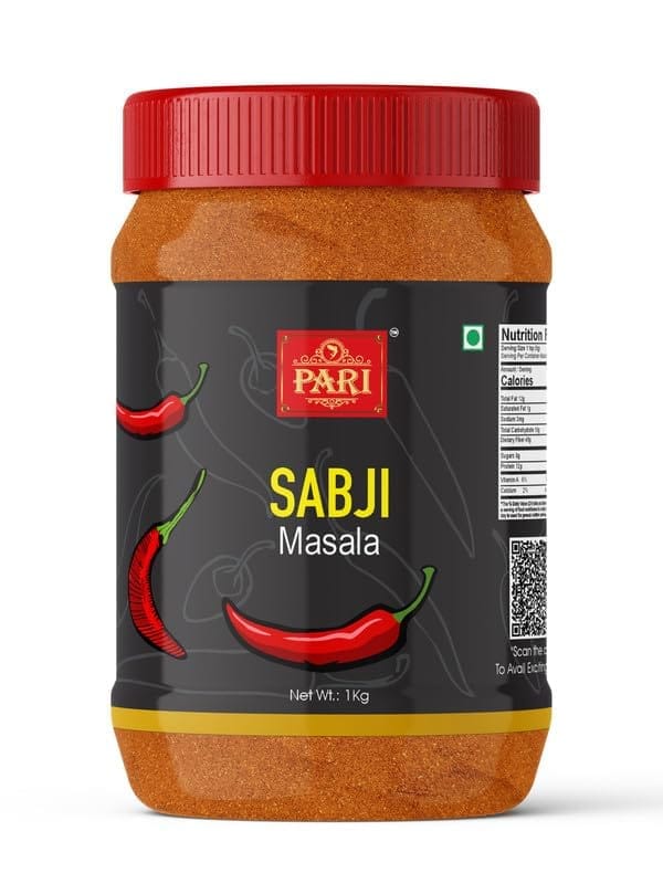 Pari Sabji Masala Powder | Used in Any Dishes | Indian Spice Masala | Zero Additives And Preservatives | (Pack of 1 x 1000g)