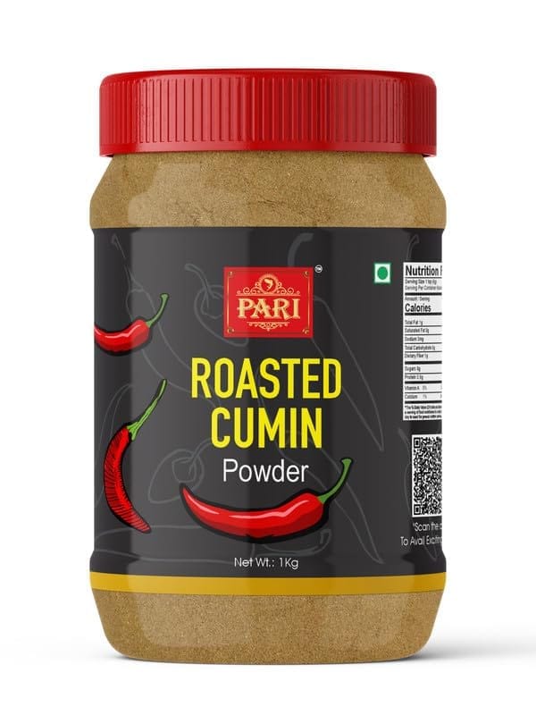 Pari Roasted Cumin Seeds Powder/Bhuna Jeera Powder | ???? ??? ???? ????? | Indian Spice Masala | Zero Additives And Preservatives | 100% pure & natural | Easy to Cook | (Pack of 1 x 1000g)