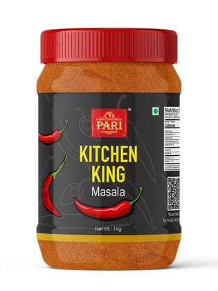 Pari Kitchen King Masala Powder | Blended Spice Mix | Indian Spice | Pure & Hygiene | 100% Fresh and Natural | (Pack of 1 x 1000g)