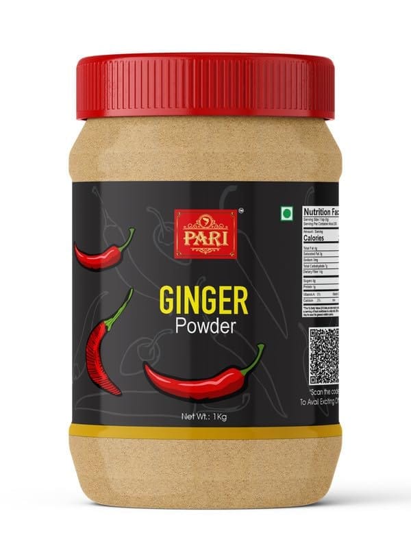 Pari Dry Ginger Powder,Adrak Powder,Allam Powder |Sukha Adrak(Sonth) Powder | Ground Ginger Powder | Saunth | (Pack of 1 x 1000g)