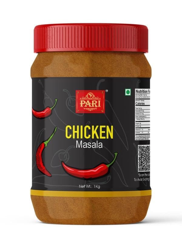 Pari Chicken Masala | Made with Authentic Spices | No Preservative | No Colour | Indian Spices | (Pack of 1 x 1000g)