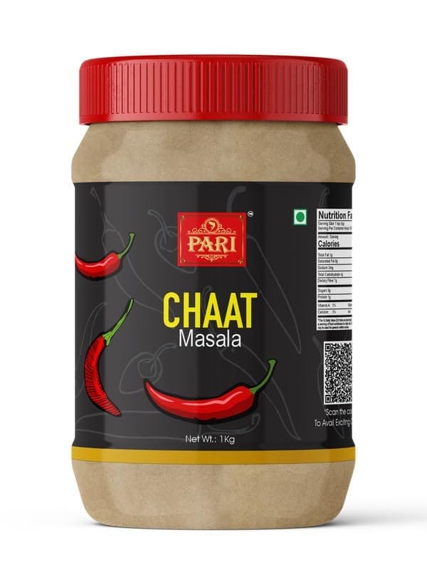 Pari Chaat Masala Powder | Aromatic Spice for Flavorful Indian Cooking | No Artificial Flavor Added | (Pack of 1 x 1000g)