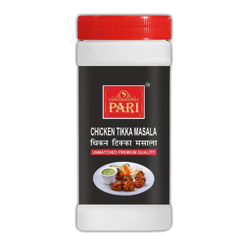 Pari Chicken Tikka Masala | Rich, Spicy & Tangy Tasty | Made with Authentic Spices | No Preservative | No Colour | Indian Spices | (Pack of 1 x 500g Jar)