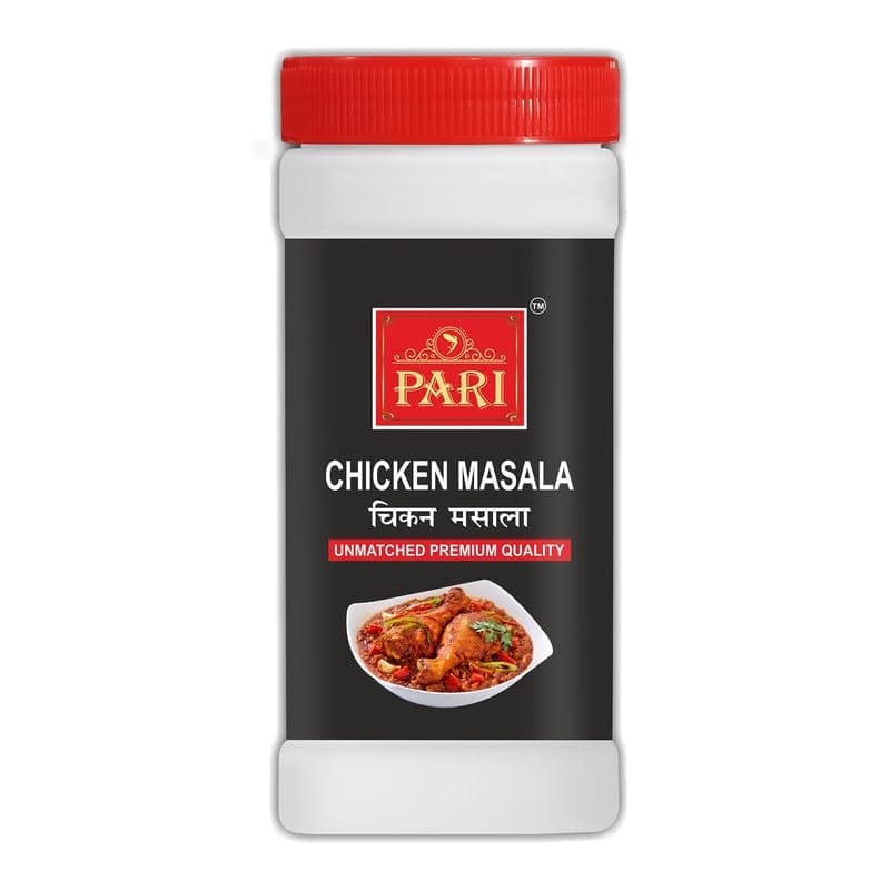 Pari Chicken Masala | Made with Authentic Spices | No Preservative | No Colour | Indian Spices | (Pack of 1 x 500g Jar)