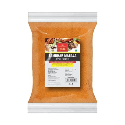 Pari Sambar Masala Powder | Blended Spice Mix | For Healthy Delicious & Flavorful Cooking | Easy to Cook | Hygienically Packed | No Preservatives | Indian Spice | Pack of 1 | 1 kg