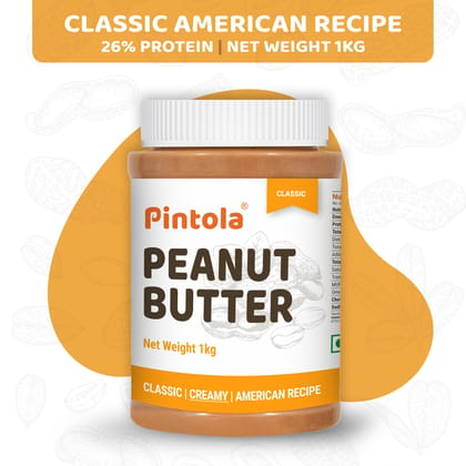 Pintola Classic Peanut Butter American Recipe (Creamy)