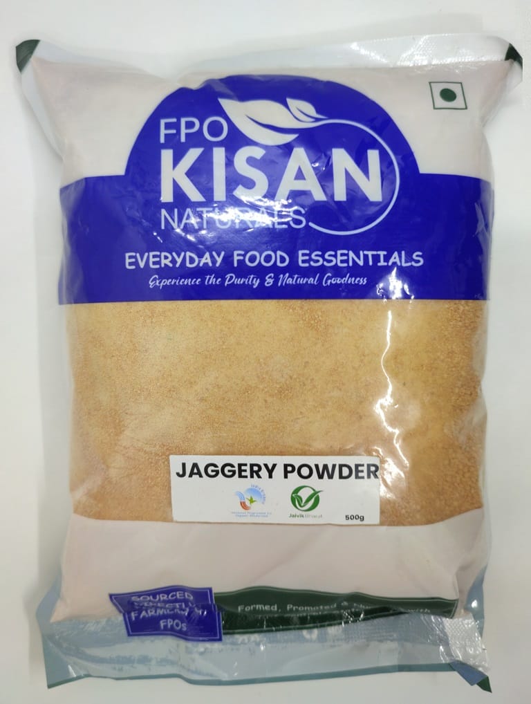  FPO Kisan Naturals Jaggery Powder - 500g