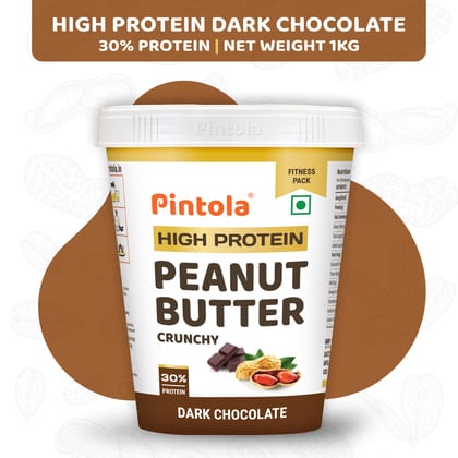 Pintola HIGH Protein Peanut Butter (Dark Chocolate) (Crunchy)