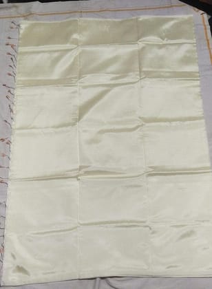 Soft And Silky Cream Color Mangalarigi Silk Saree With Zari Border