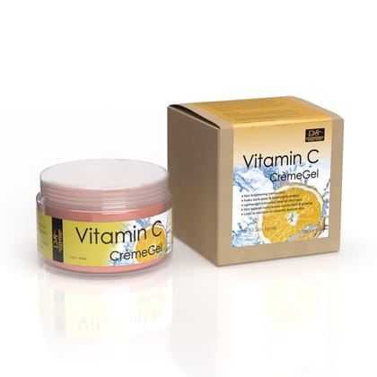 Vitamin C CremeGel for Skin Brightening | Glowing Skin | Even Skin Tone | Skin Hydration | Reduces Dark Spots & Hyperpigmentation | Suitable for All Skin Types - 50gm