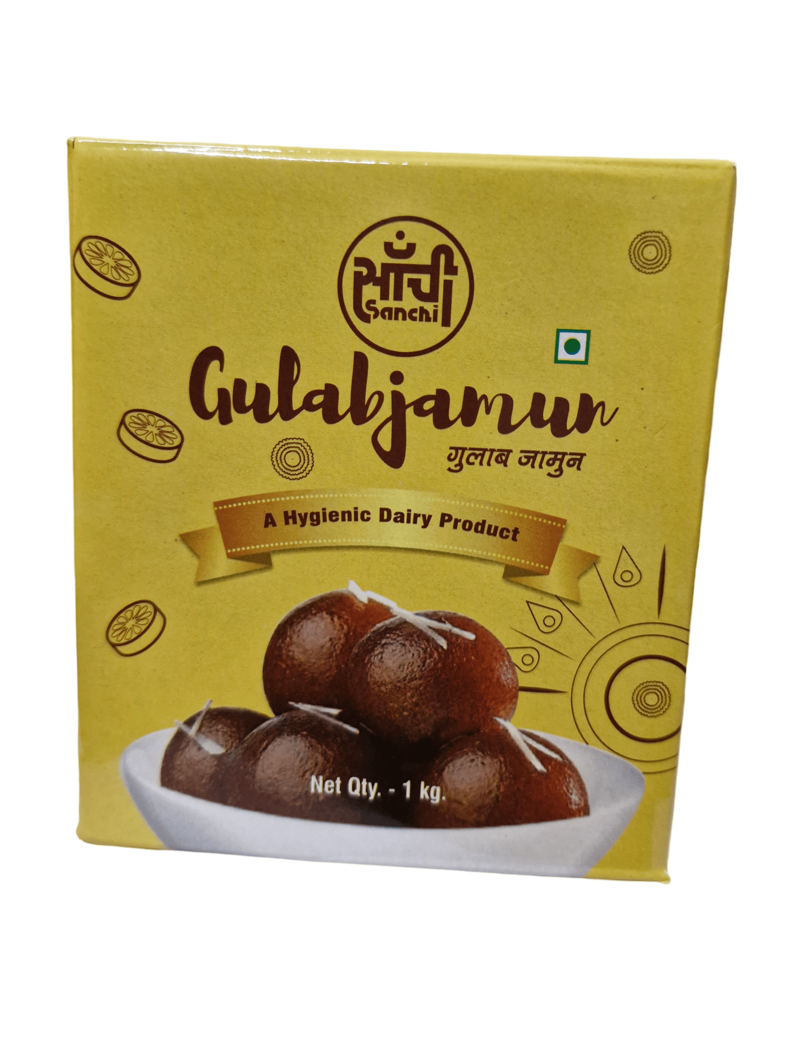 1 Kg pack of sanchi gulabjamun