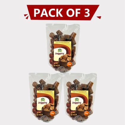 Jaggery (Pack of 3)