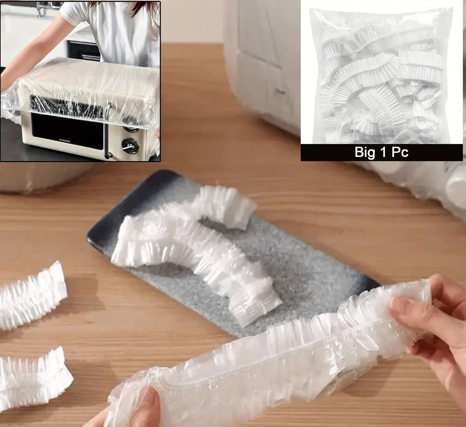 Home Thick Disposable Dust Proof Plastic Furniture Covers (1 Pc / Big)