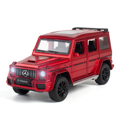 KTRS ENTERPRISE 1:32 Alloy Metal Pull Back Die-cast Car Model Car Pull Back car Super car with Openable Doors with Sound and Light Doors & Light Music Boys Toys for Kids (Ben G63)