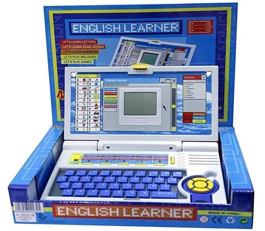 Educational Laptop Computer Toy with Mouse for Kids Above 3 Years - 20 Fun Activity