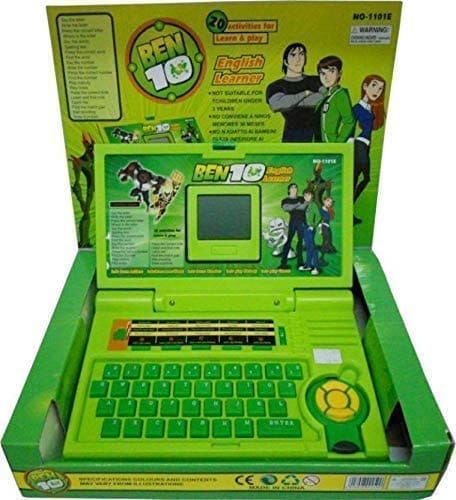 Ben 10 Learning Laptop for Kids with LED Screen Display