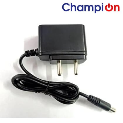 Champion 5V 1Amp Power Adapter Pin Size (5.5mm*2.5mm) For Electronic Instruments (Black)