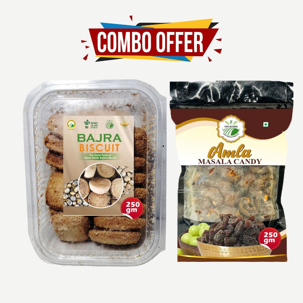 Combo pack _ Bajra biscuit and amla candy