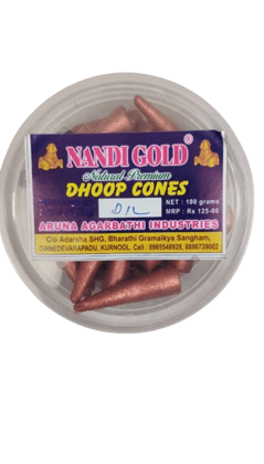 Dhoop Cones Natural Incense Premium Cones- 100gms |Fragrance-DIL