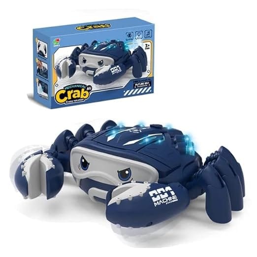 Crawling Crab Toys With Light Up & Mist