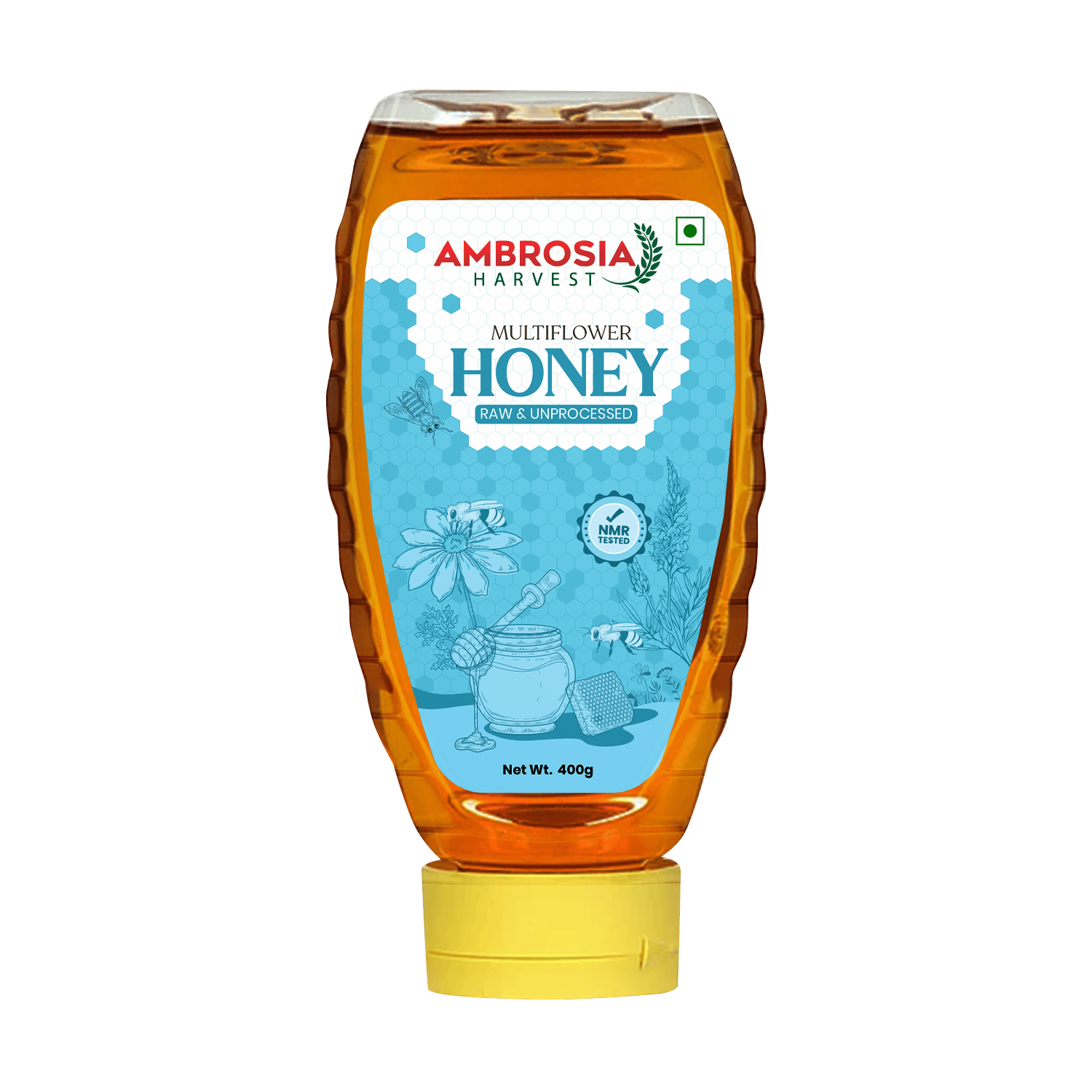 Squeezy Multi-Flower Honey 400g (Raw & Unprocessed)