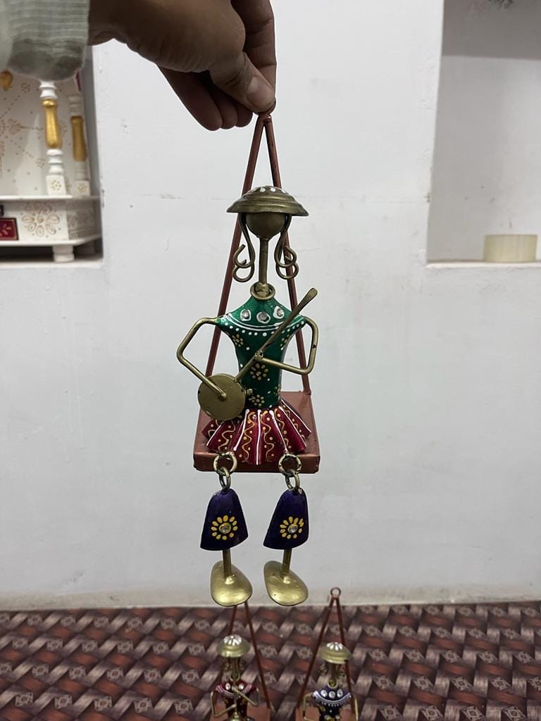 Kusum Art  Rajasthani Culture with Different Musical Instruments in Handmade Doll with wall henger and table decor