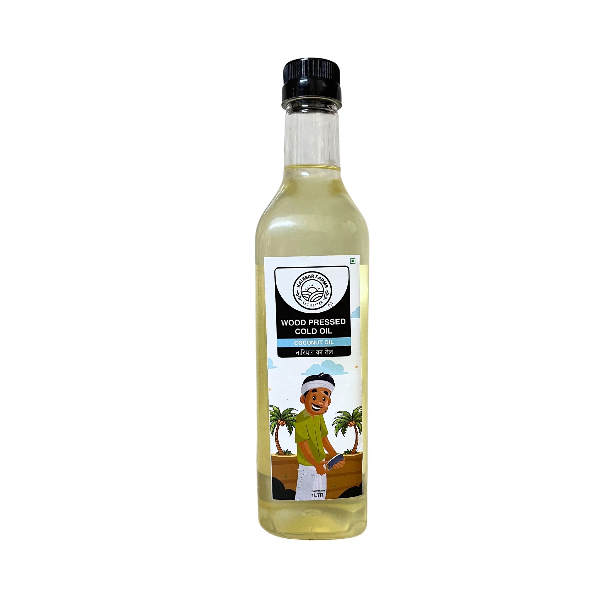 Premium Coconut Oil (1L) - Cold Pressed, Extra Virgin, Chemical-Free, Ideal for Cooking and Skin Care