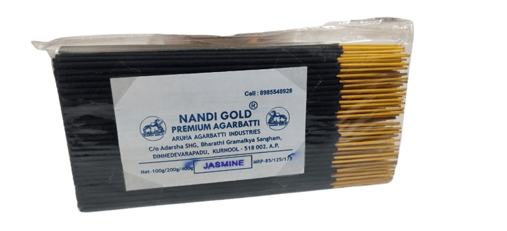 Nandi Gold Premium Natural Agarbatti | 400g | Fragrance- Jasmine