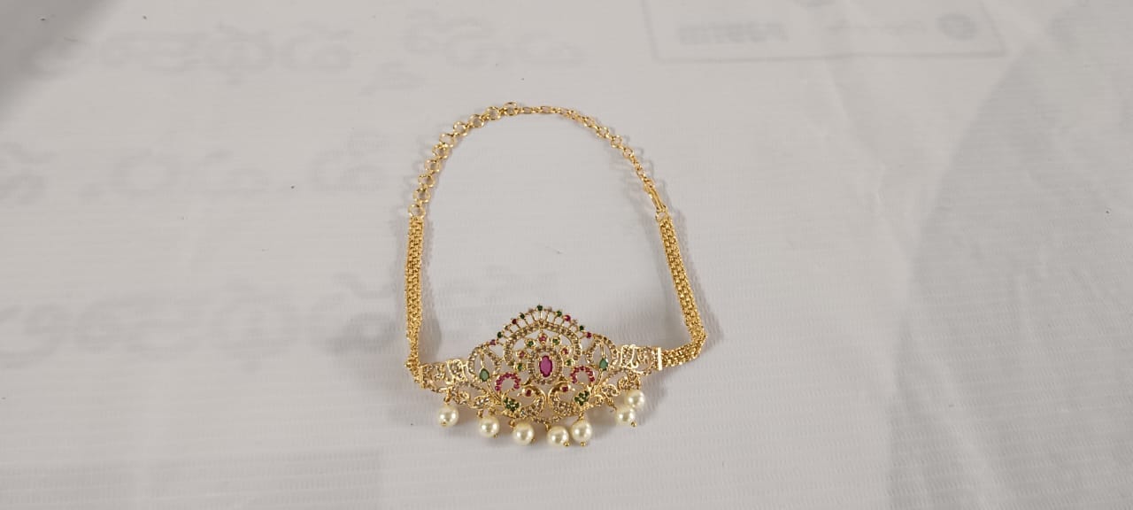  Bridal Vaddanam With Pearls