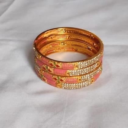 GOLD PLATED BANGLES-SET