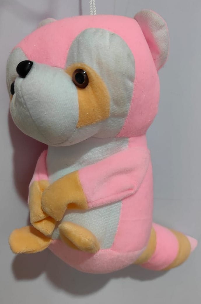  Plush Pink Raccoon Toy