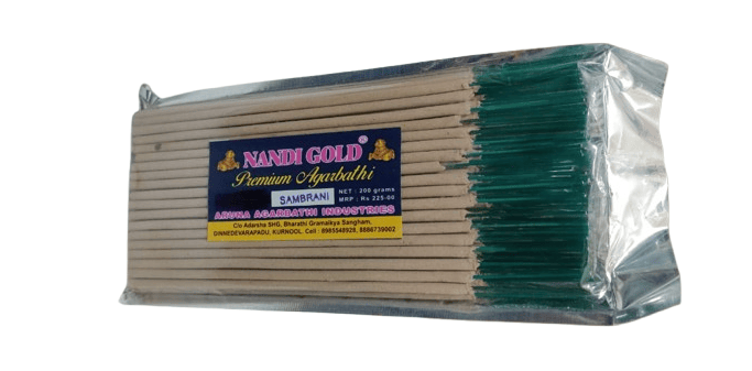 Nandi Gold Premium Natural Agarbatti Sticks | 200g | Fragrance- Sambrani