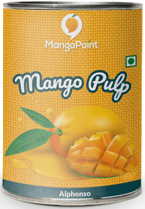 Mangopoint Alphonso Mango Pulp, Natural Sweet Flavor for Dessert - 3.1 Kgs