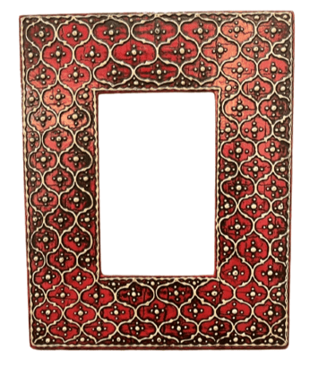 Seju Industires Rajasthani Traditional Hand Made Wooden  Wall Hanging Photo Frame for Living Room, Home,Hotel set of 1