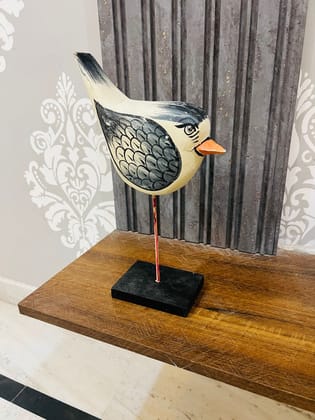 Wooden Decorative Bird Showpiece 36 cms for Home Decor & Living Room