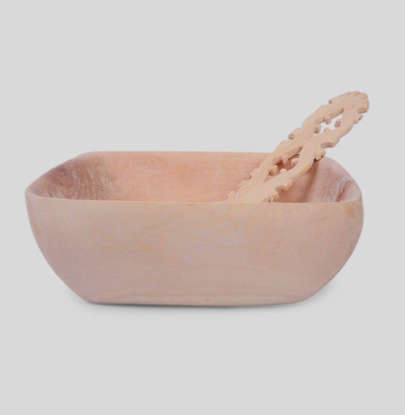 Wooden Bowl with spoon