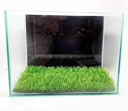 E'cella 24 inch x 12 inch Aquarium Artificial Grass Mat for Fish Tank Landscape Decoration