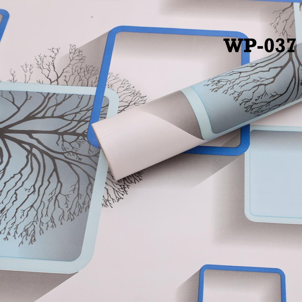 Jaychan Floral & Botanical Blue Wallpaper  (500 cm x 45 cm)