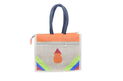 Gogu Kiranalu KALASAM DESIGN JUTE HAND BAG