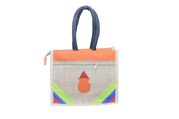 Gogu Kiranalu KALASAM DESIGN JUTE HAND BAG