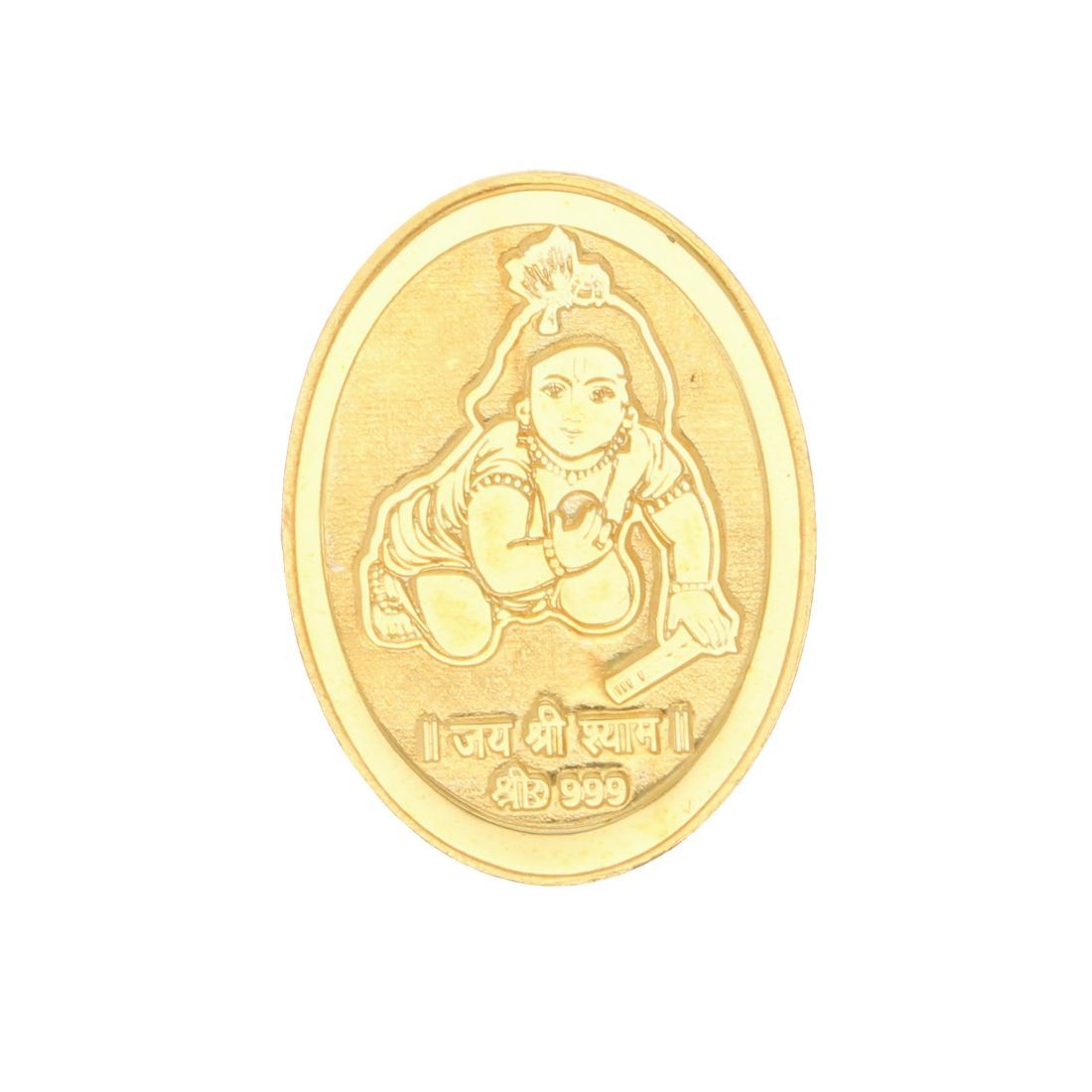 Sri Jagdamba Pearls 10 Grams 24Kt (999) Lord Krishna Gold Coin