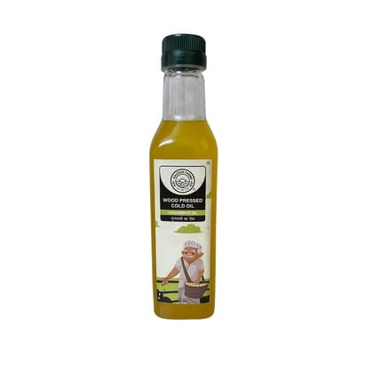 Wood Pressed Cold Groundnut Oil (500ml) – Pure, Natural, Chemical-Free, Ideal for Cooking